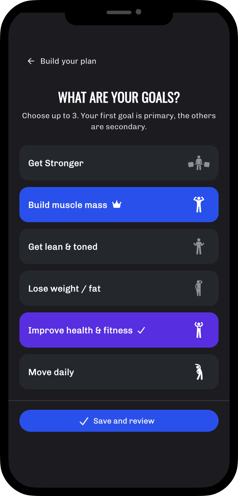 Choose Your Goal